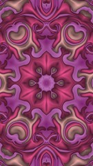 digital art in the form of a kaleidoscope