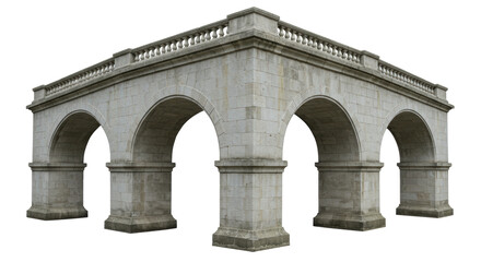 Isolated Stone Aqueduct Structure