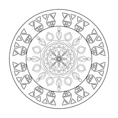 drawing of a mandala art png 