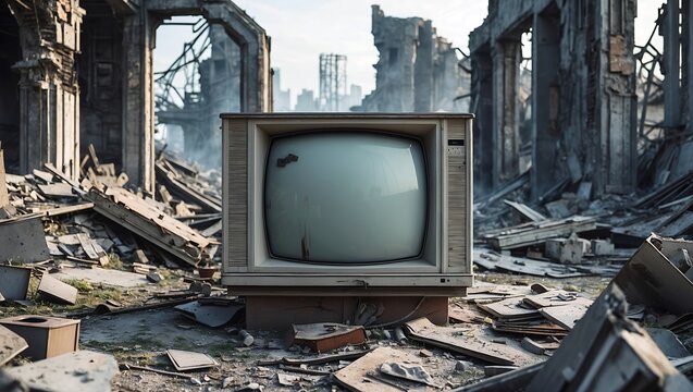 Forgotten technology in a desolate wasteland