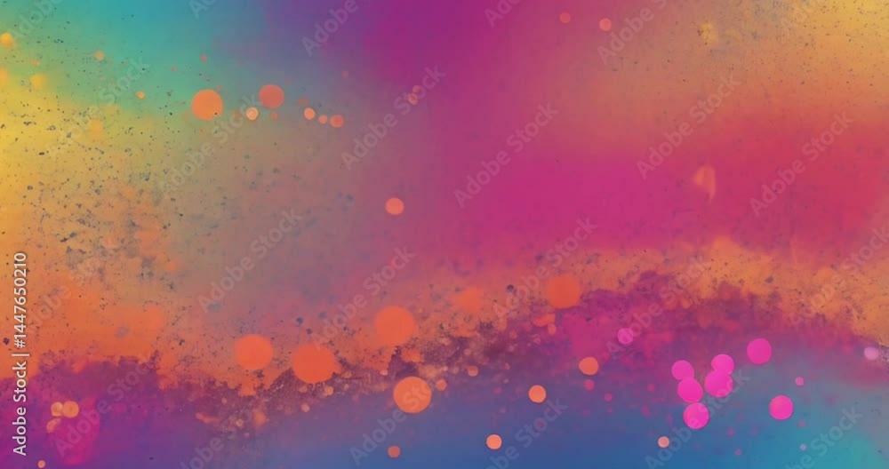Fototapete vibrant abstract background with colorful paint splashes, creating a dynamic and artistic backdrop p