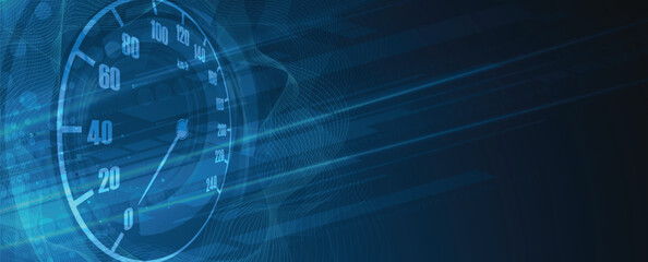 Obraz premium Abstract fast racing speed background