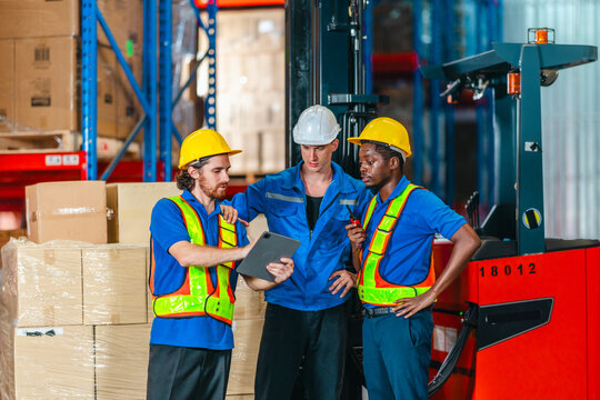 Warehouse Team Planning Logistics.
