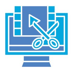 Clip editing Icon