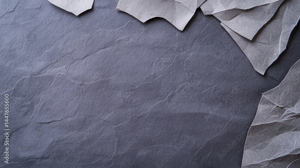 Aufkleber shades of brown wrapping paper arranged on a space background creating an abstract design with copy 