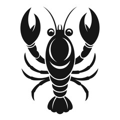 Lobster vector illustration seafood animal crustacean marine life ocean creature restaurant menu design graphic art isolated on transparent background