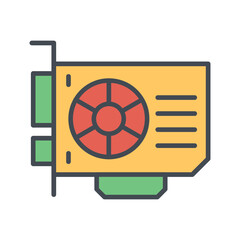 Graphics Card Icon Design