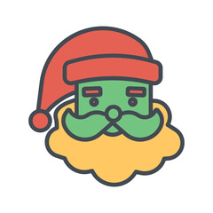 Santa Claus Icon Design