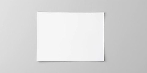 Blank white card on gray background, ideal for mockup,  gray,  flyer