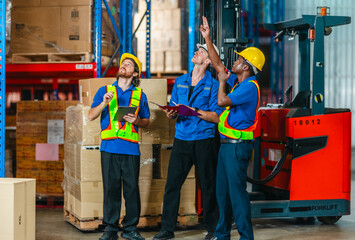 Warehouse Team Planning Logistics.