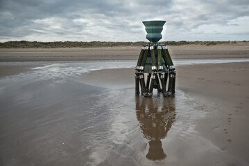 The Tide Bell near Mablethorpe Lincolnshire UK