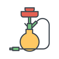Hookah Icon Design