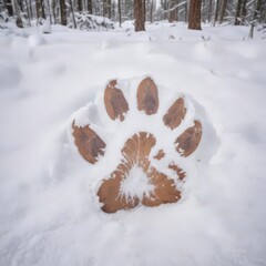 snow on the fence, snow in the snow, snow in the forest