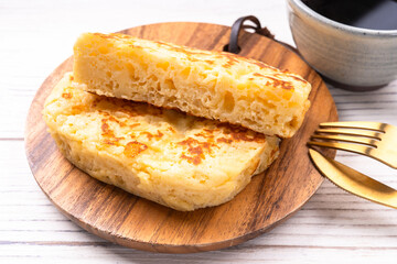 チーズ蒸しパン