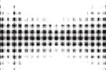 Black Dotted Texture on White Background . Modern Vector Art . Old Paper Effect with Comic Texture . Abstract Wall Design . Grunge Comic Texture Overlay	