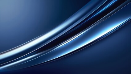 A mesmerizing, high-resolution, ultra-detailed, and vibrant image featuring a minimalist metallic gradient that seamlessly blends "Future Dust" blue hues with subtle, luminous chrome highlights.