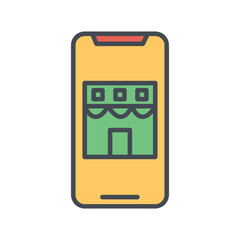 Mobile Shop Icon Design