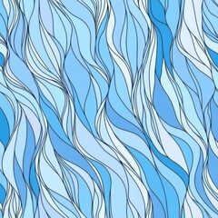 Fototapeta premium seamless wave pattern