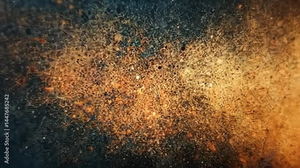 Aufkleber cosmic dust exploding in vibrant particles across the universe