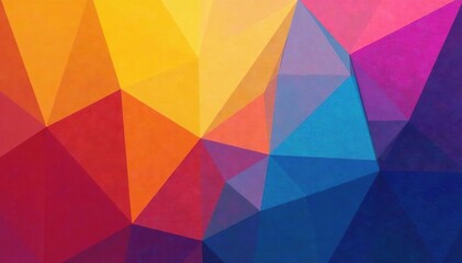 Obraz premium Geometric shapes, abstract backdrop, vibrant colors, modern, art