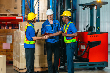 Warehouse Team Planning Logistics.