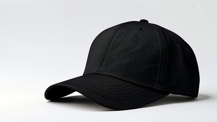 Stylish black baseball cap for urban casual wear