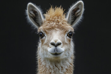 Fototapeta premium close-up of a Peruvian alpaca
