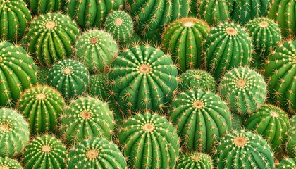 Obraz premium Close Up Vibrant Green Cactus Texture Backgrounds