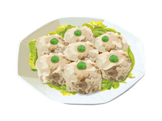 肉シュウマイ（グリンピース付き）