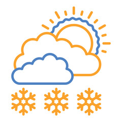 Snowy day Icon