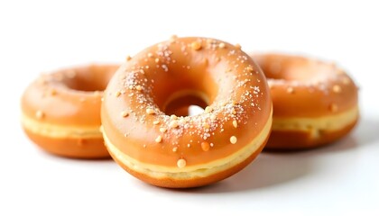 donuts isolated on white background