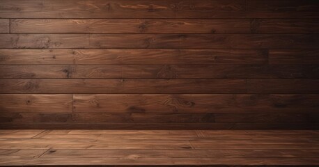 Fototapeta premium Deep brown wood backdrop, sophisticated rustic style Natural, elegant grain , elegant background, deep background, brown background