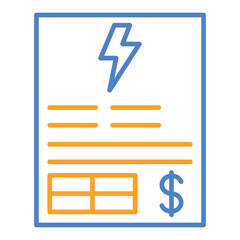 Electricity bill Icon