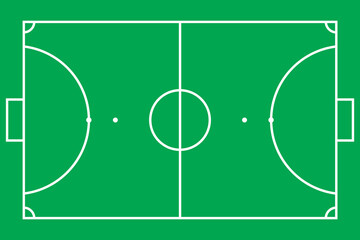 futsal field icon outline