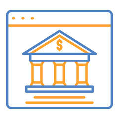 Online bank Icon
