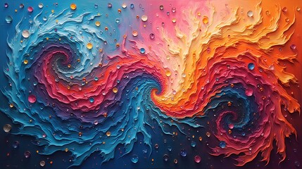Chaos of Beauty: A Visual Symphony of Colors