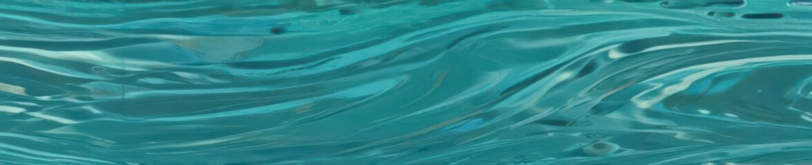 Obraz premium Abstract swirling aqua and teal water ripples, calming background, pattern, abstract