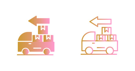 Fototapeta premium Order Return Icon Design