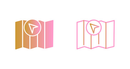 Obraz premium Cursor Tracking Icon Design