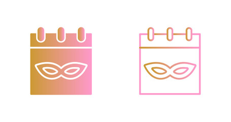 Mardi Gras Icon Design