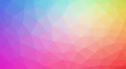 Fototapeta premium Colorful Geometric Polygon Pattern Background
