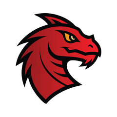 basilisk head mascot logo vector art illustration