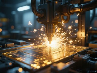 Laser Cutting Machine in Action