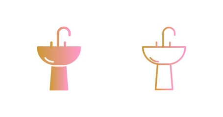 Washbasin Icon Design