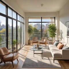 modern living room, living room interior, modern living room with fireplace