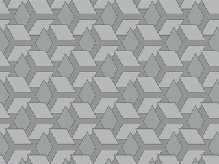 Luxury Geometric hexagonal Pattern Seamless Abstract Background 
