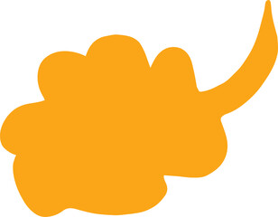 Speech bubble colorful