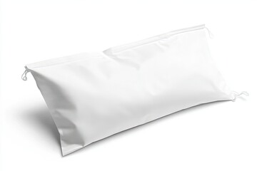 White doypack isolated on white background