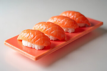 Sushi preparation event japanese cuisine food photography minimalist ambiance close-up view