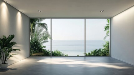 Obraz premium Modern Room with Ocean View